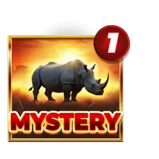 Rhino Coins Hit the Bonus Mystery Rhino symbol